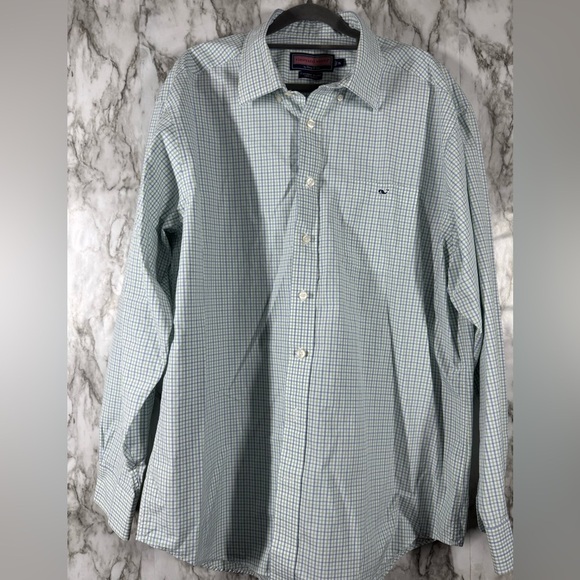 Vineyard Vines Other - Men's Vineyard Vines Multicolor Checkered Pattern Whale Shirt Button Down Sz XL